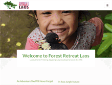 Tablet Screenshot of forestretreatlaos.com